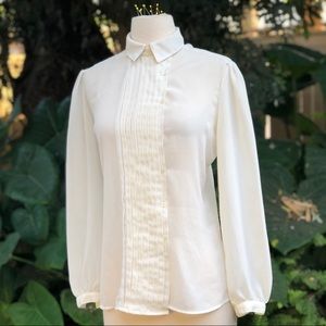 Vintage Semi-Sheer Blouse